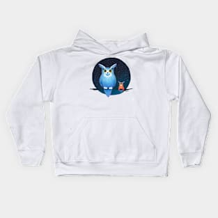 Owl couple Kids Hoodie